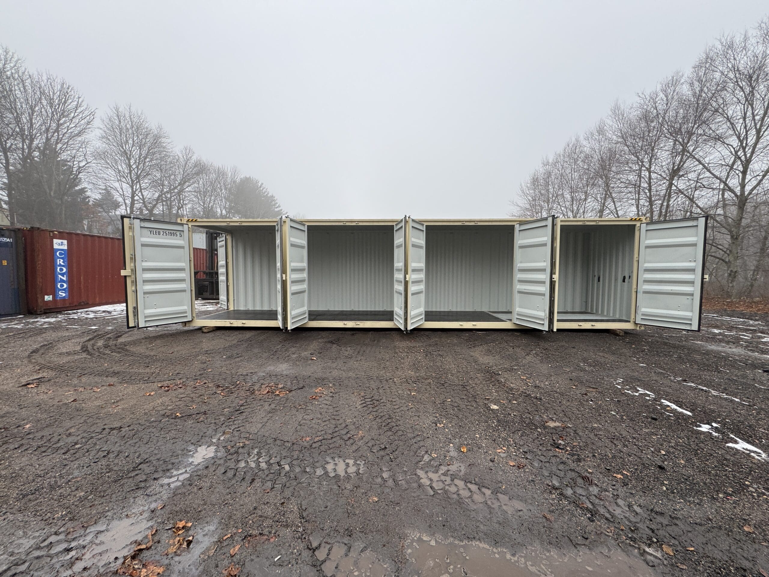 40ft New High Cube Shipping Container – Wind & Watertight – Beige — 40ft — new (image 1 of 12)