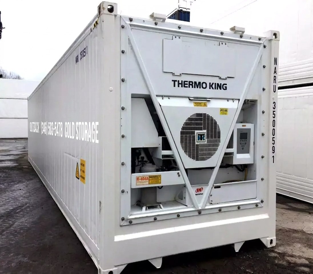 40 Feet Freezer Container Compact Mobile Cold Storage -40°C Reefer Container — 40ft refrigerated container (image 1 of 6)