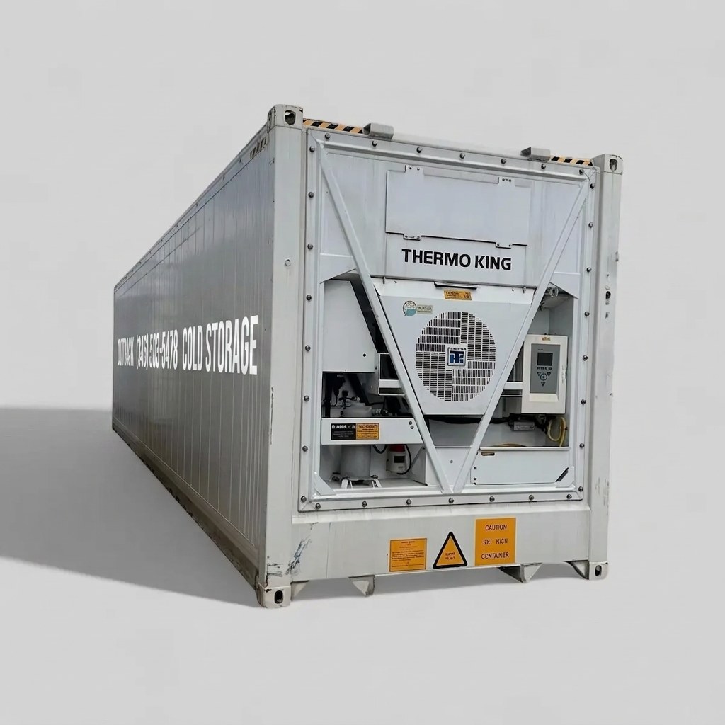 40ft High Thermo King Refrigerated Container – One Trip/ 2023 — 40ft refrigerated container (image 1 of 4)