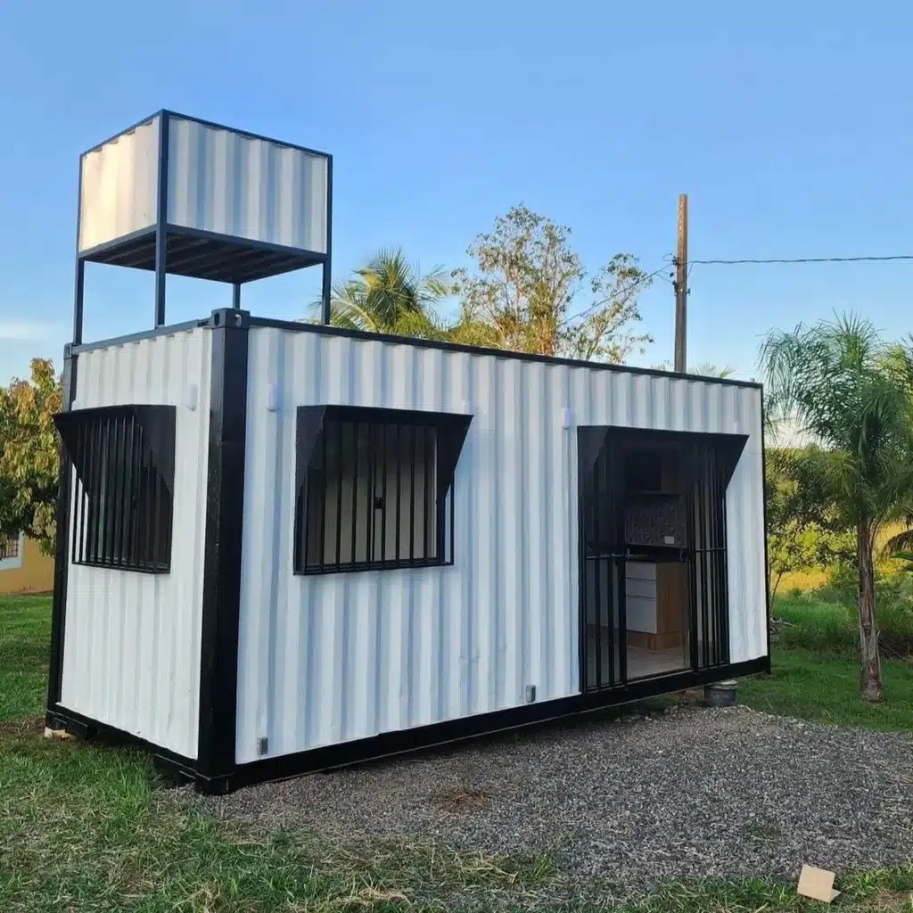 Custom 20ft Shipping Container Home With Water Tank — 20ft — new (image 1 of 5)