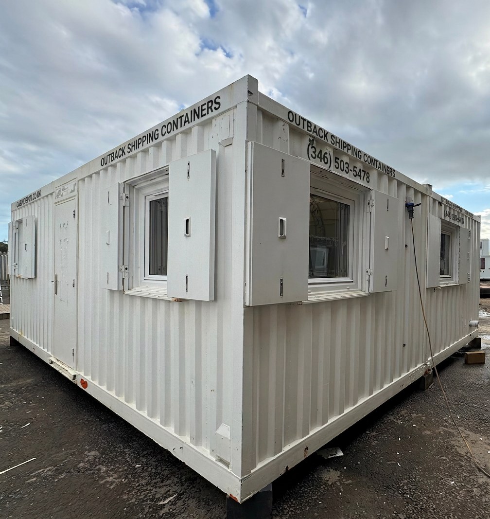 Modular Building 2 Bay — 24x20ft — Portable Building — exterior view