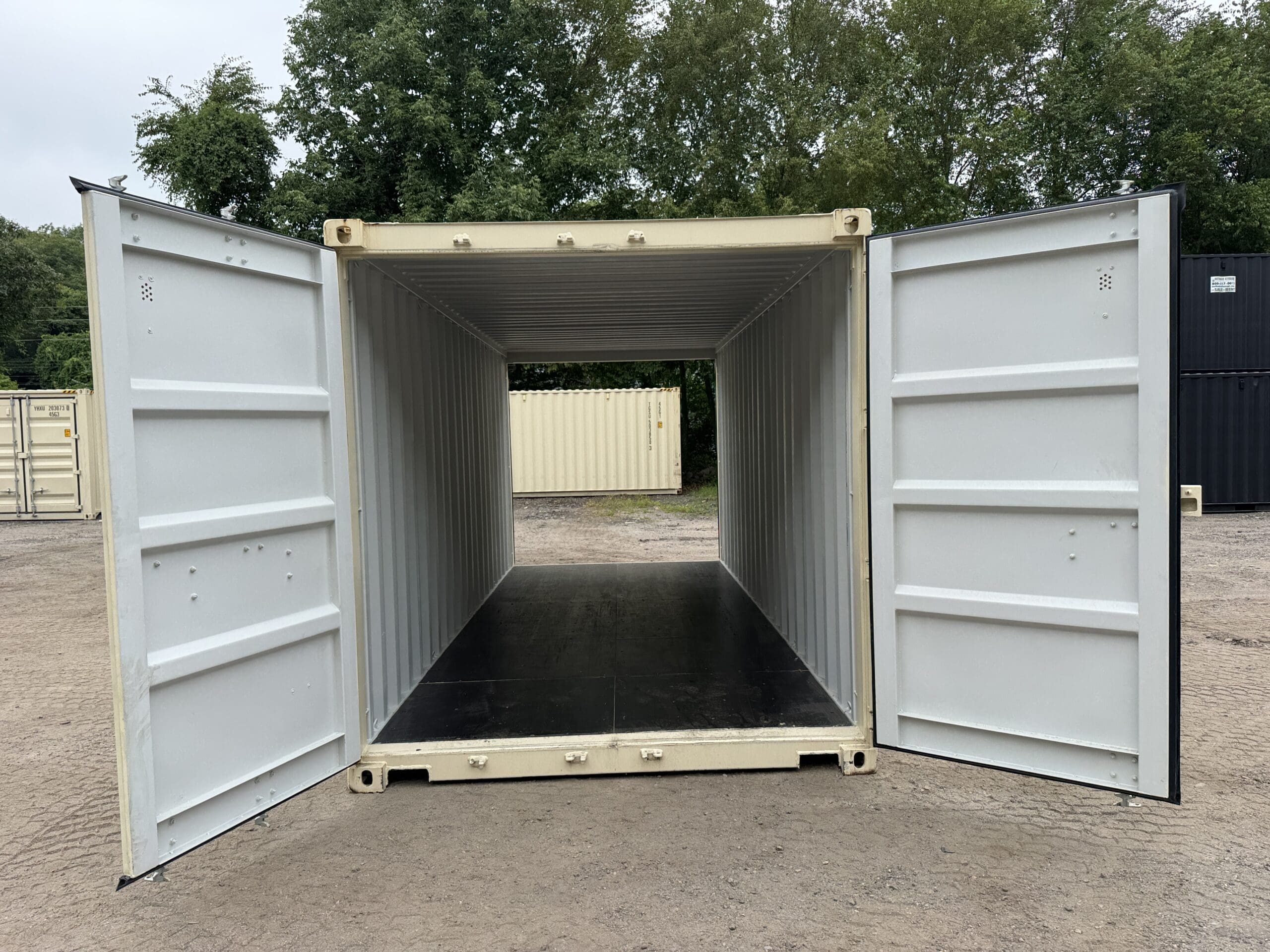 20ft New Shipping Container – Wind & Watertight – Beige — 20ft — new (image 1 of 12)