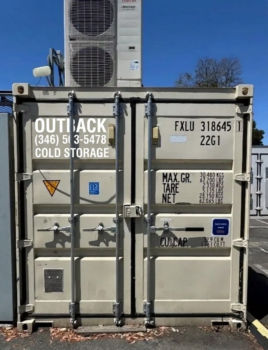 Refrigerated 20′ Conex Shipping Container – Used — 20ft refrigerated container (image 1 of 6)