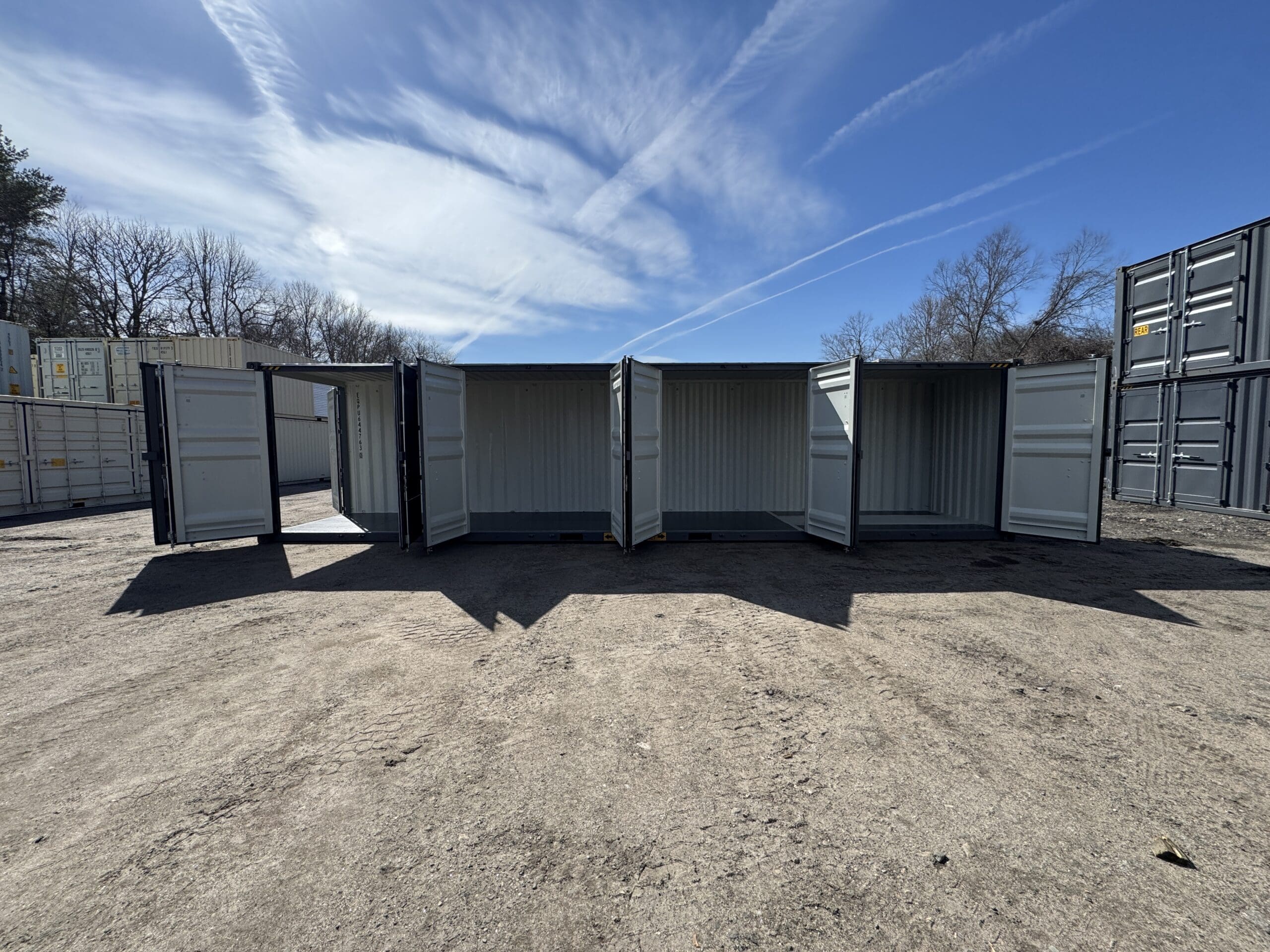 40ft New High Cube Shipping Container – Wind & Watertight – Dk Gray — 40ft — new (image 1 of 12)