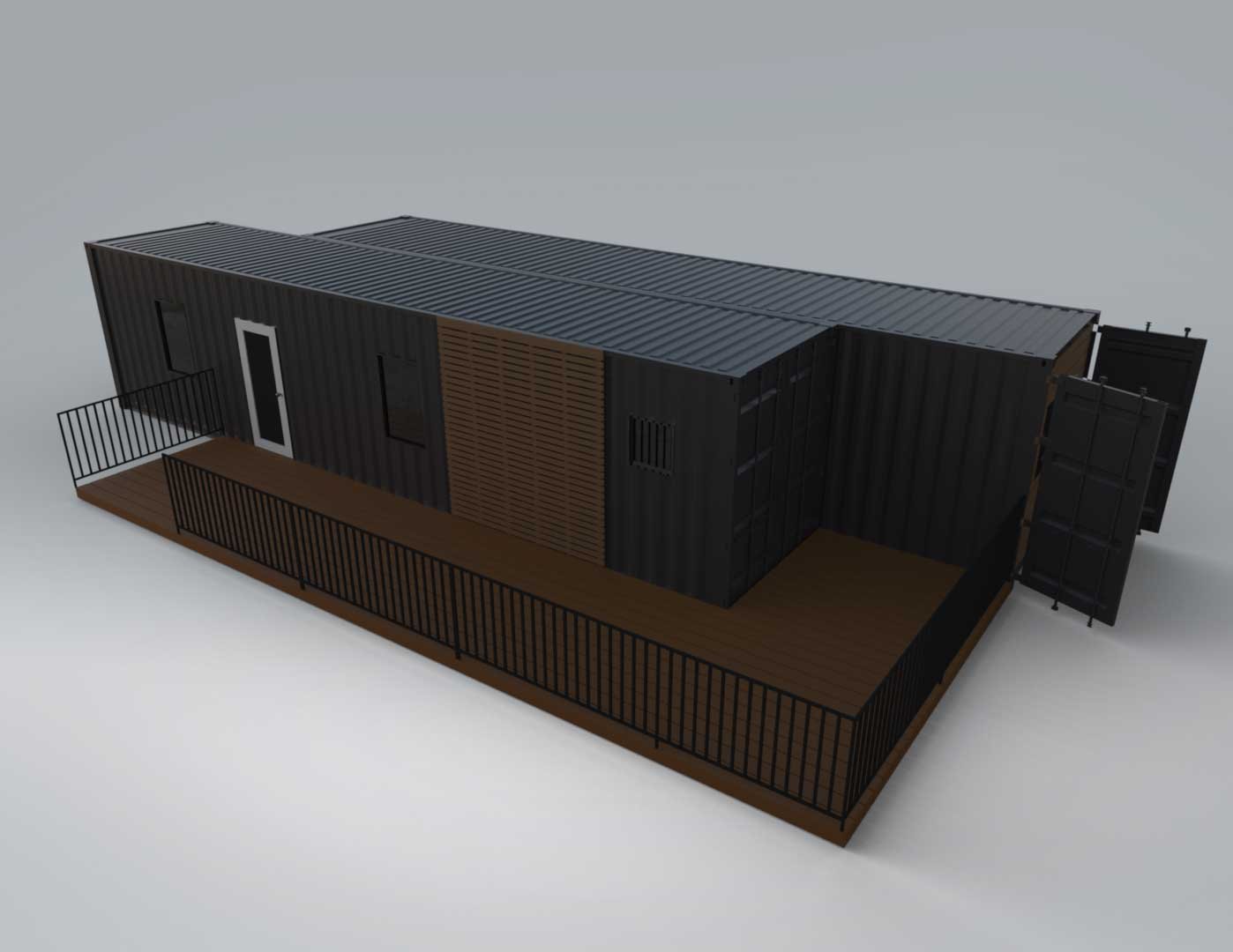 Luxury 2 Bedroom Shipping Container Home | The Clark | Two 40ft Containers — 40ft — new (image 1 of 19)