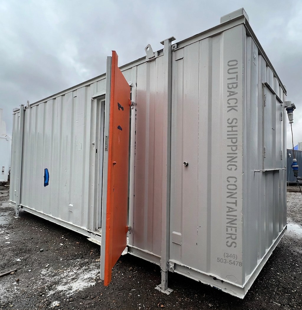 20x8ft — Office — Open Plan — Portable Anti-Vandal Building — Site Accommodation — exterior view