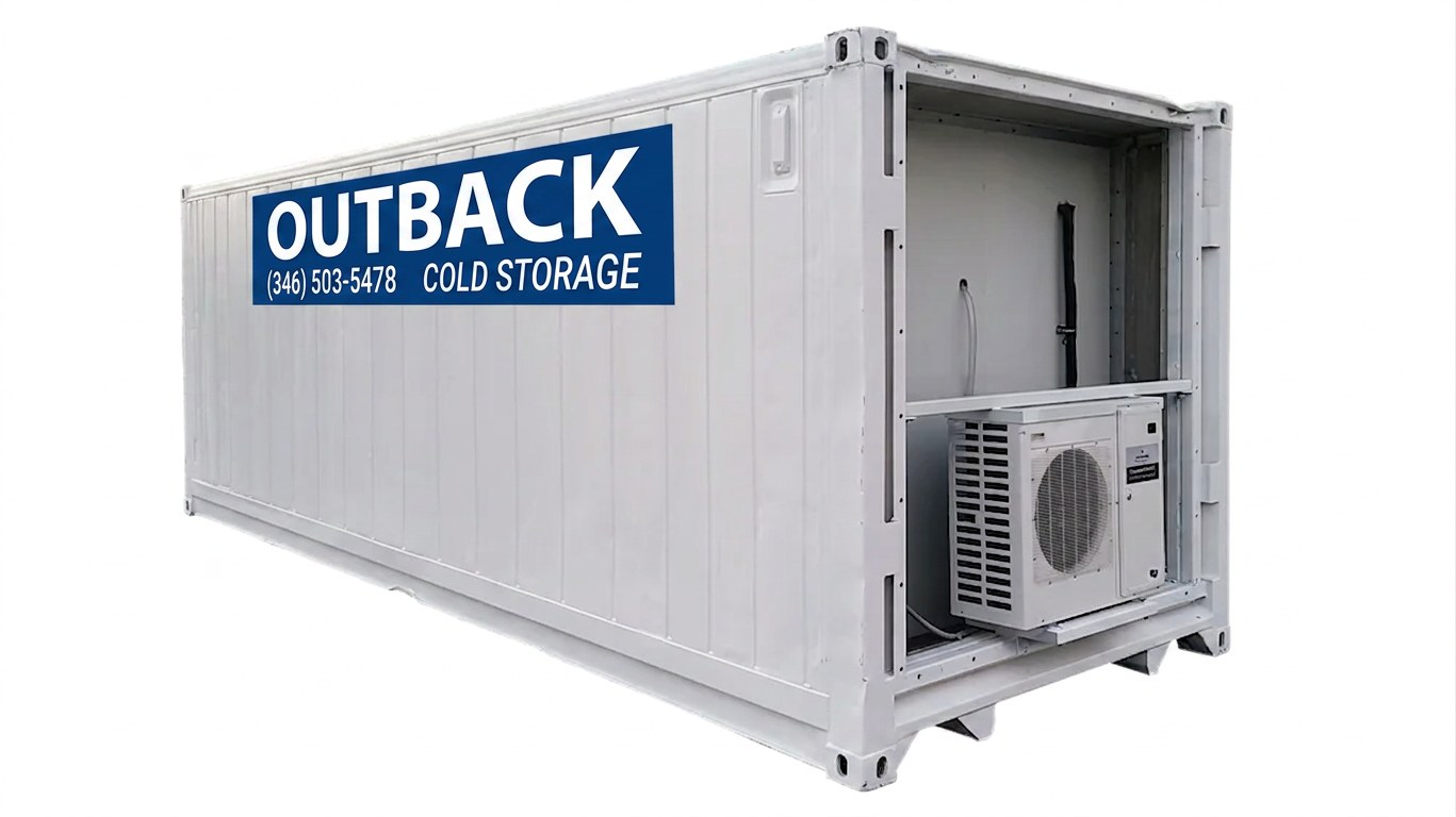 20ft Standard Refrigerated Container Medium Temp 220 V 1 Ph 30 Amp