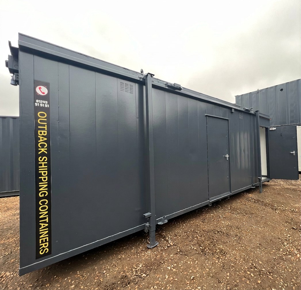 Toilet Block Cabin — 24 x 9 ft Anti-Vandal — 5+1 Container Toilet WC — No 738 — primary exterior image 1 of 13
