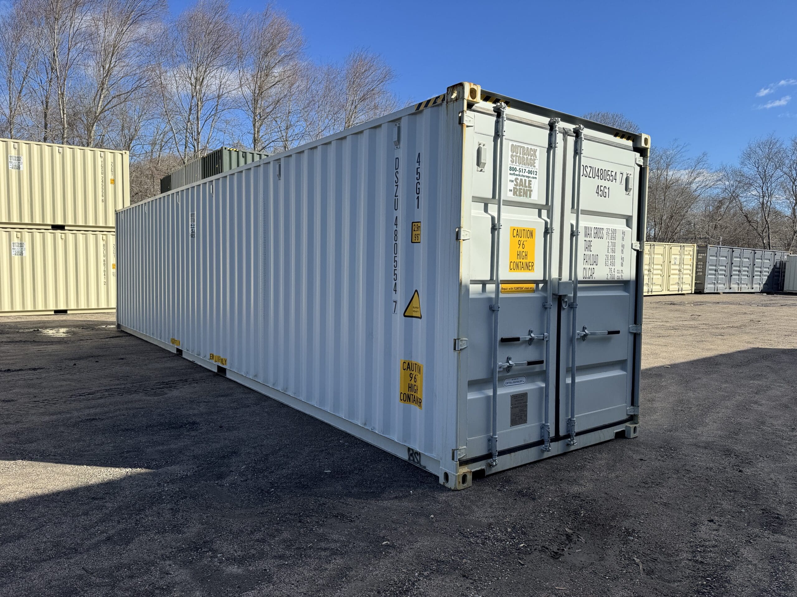 40ft New High Cube Shipping Container – Wind & Watertight — 40ft — new (image 1 of 12)