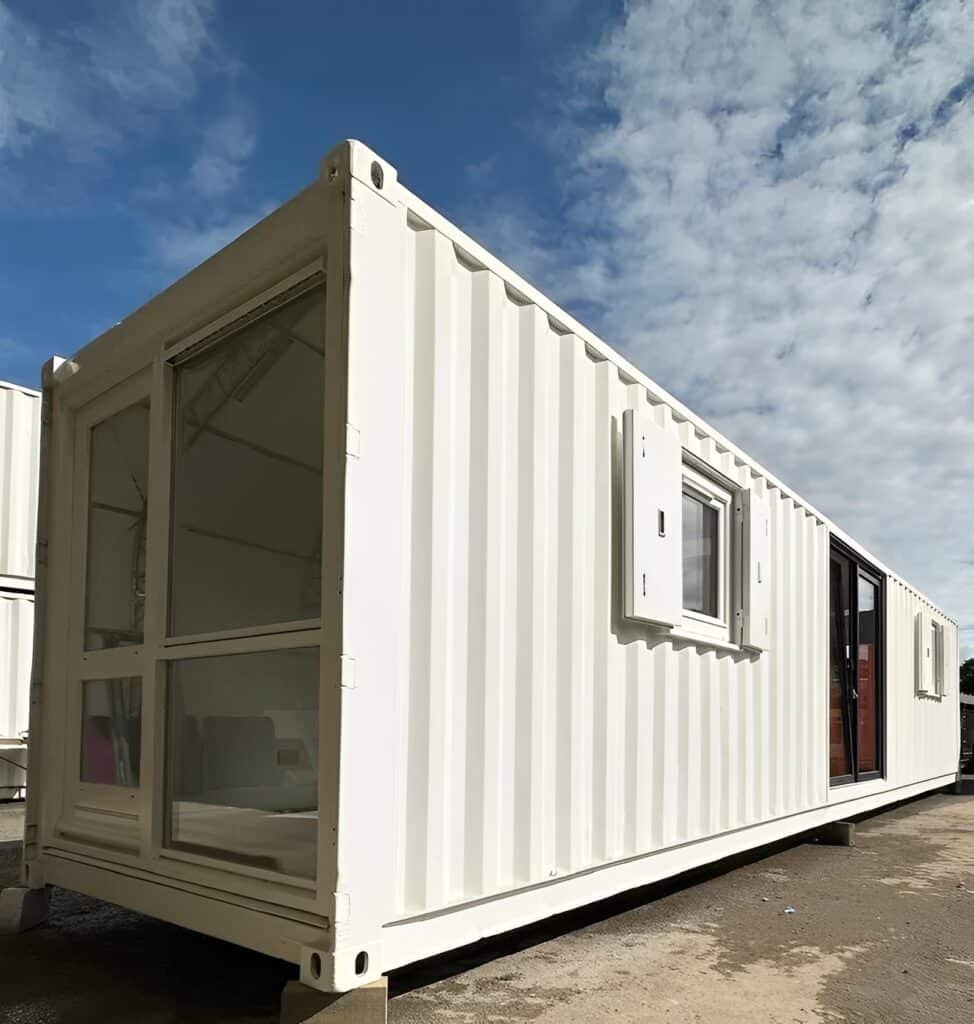 Converted 40ft Shipping Container | Open Plan Office | Portable Container Building — 40ft — new (image 1 of 13)