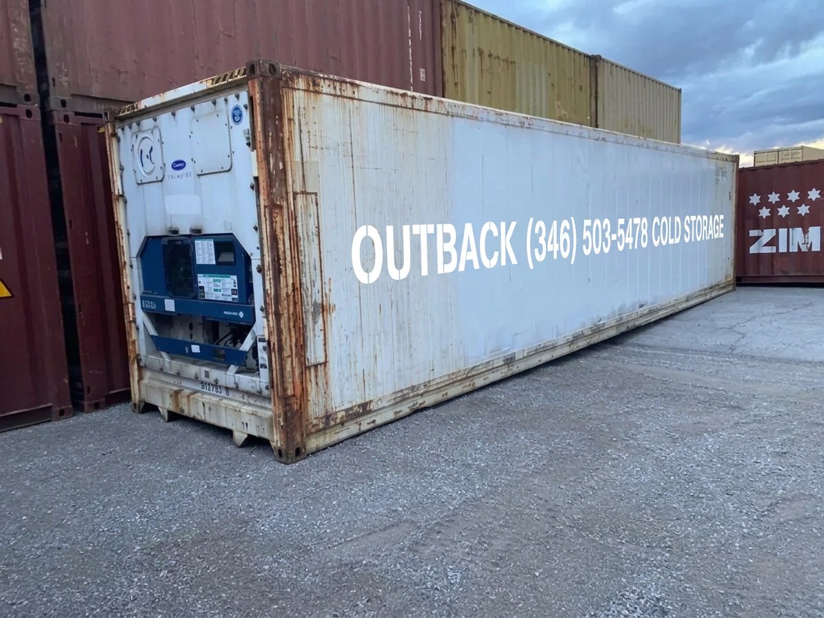 40′ Reefer Container (Non Working) — 40ft refrigerated container (image 1 of 6)