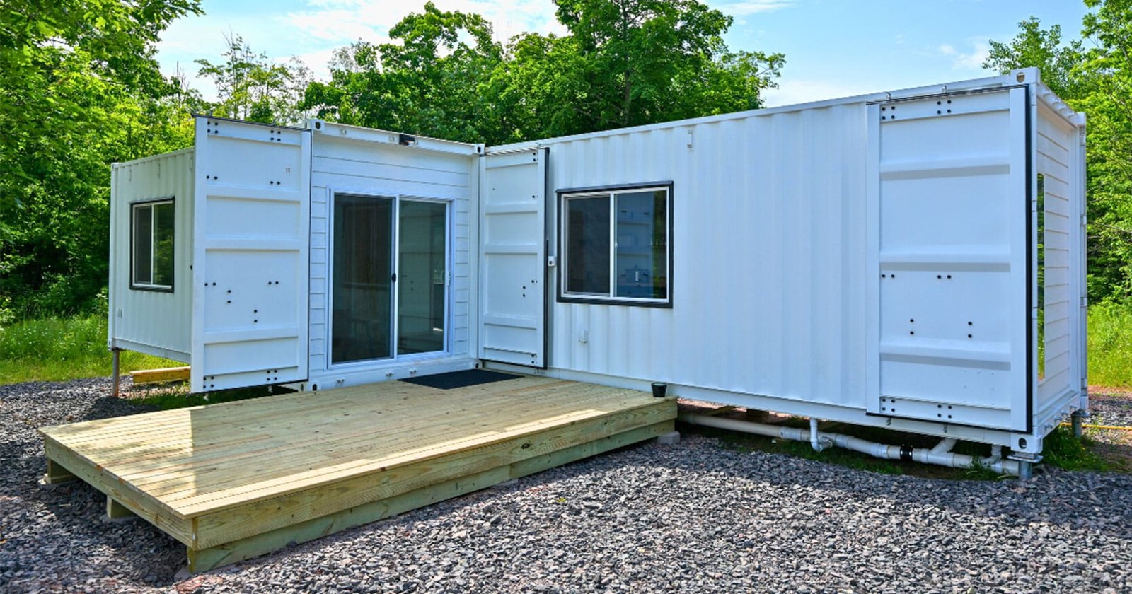 Luxury 2 Bedroom Shipping Container Home | 40ft + 20ft Modern Container House | The Fulton — 20ft — new (image 1 of 14)