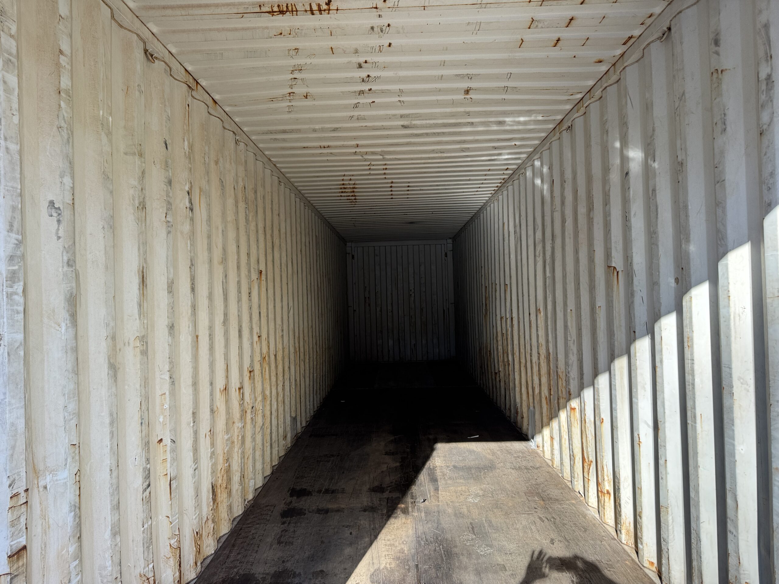 40ft Used High Cube Shipping Container – Wind & Watertight – Blue — 40ft — used (image 1 of 12)