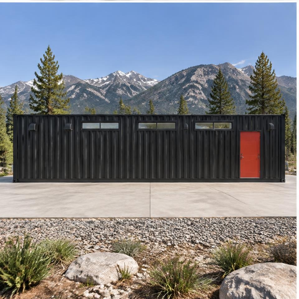 Outback Summit 40 High-Cube Performance Garage — Full side exterior Outback Summit 40 High-Cube Performance Garage — full side exterior showing the catalog configuration