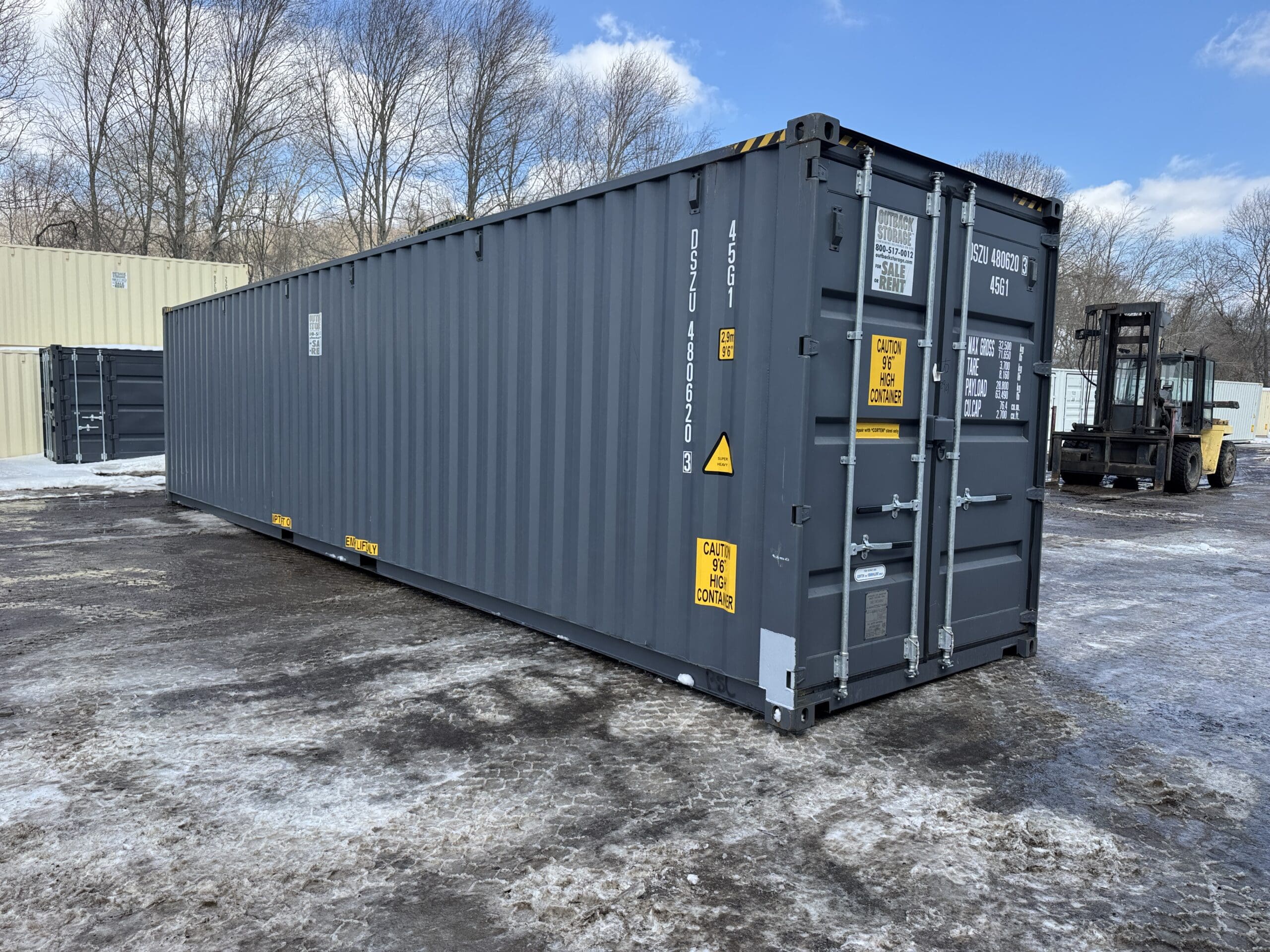 40ft New High Cube Shipping Container – Wind & Watertight — 40ft — new (image 1 of 12)