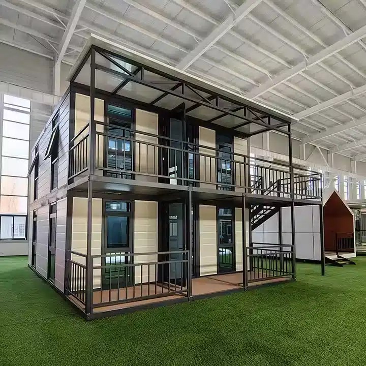 4 Bedroom 2 Story Luxury Modular Container Home Villa – Fully Furnished Prefabricated Portable House with Balcony — 20ft — new (image 1…
