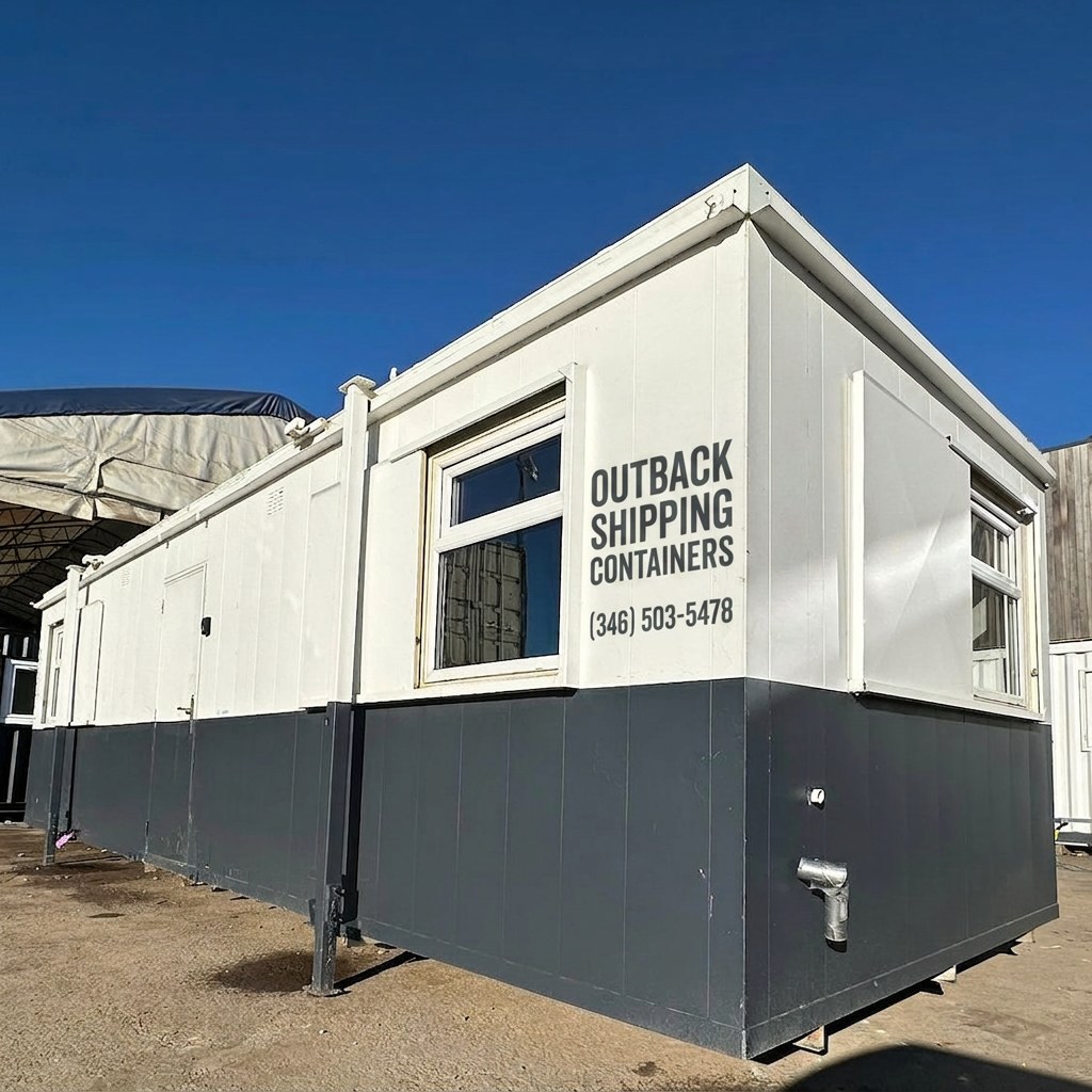 32x10ft — Canteen / Office — Building Site Accommodation — Portable Anti-Vandal — exterior view